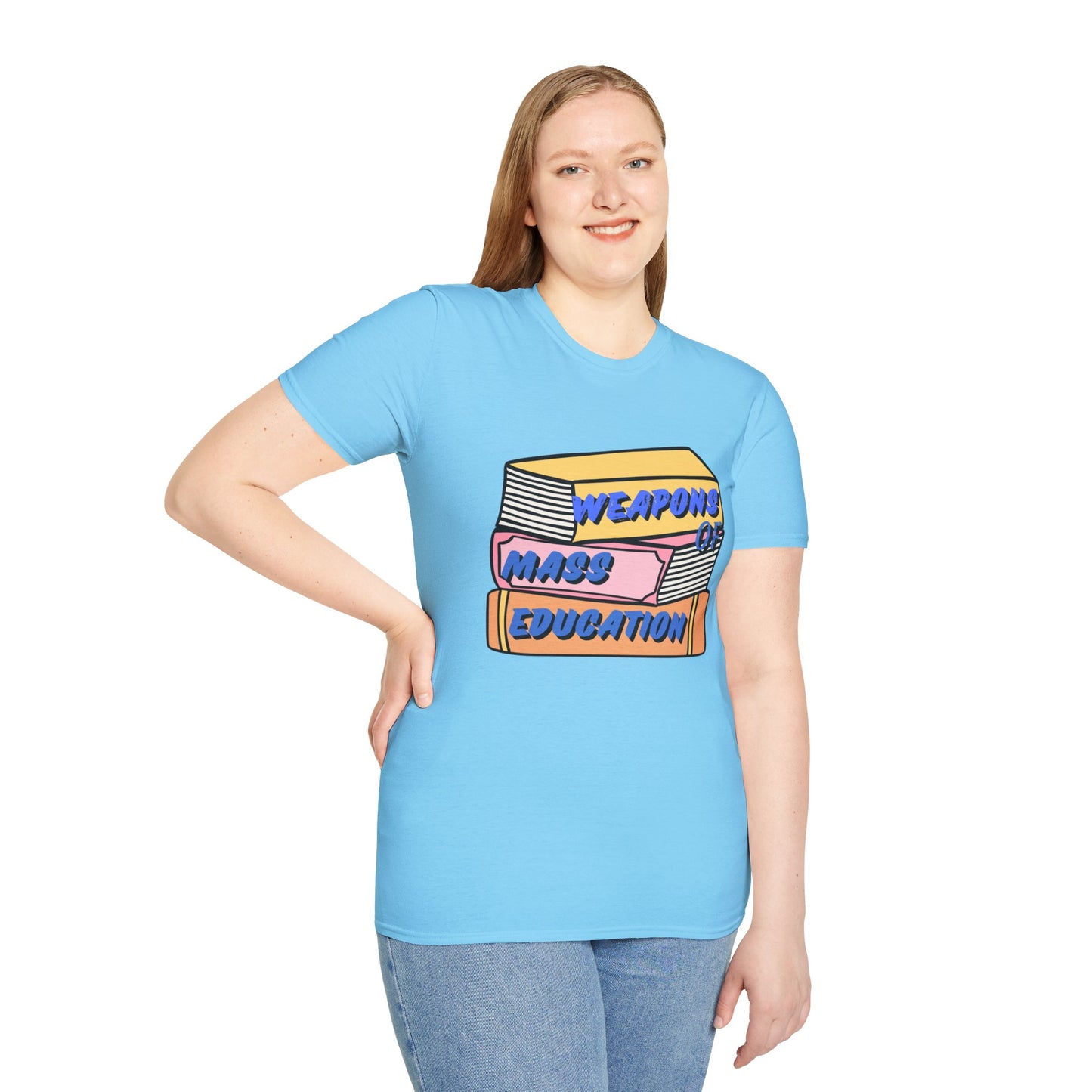 Copy of Weapons of Mass Education Unisex Softstyle T-Shirt