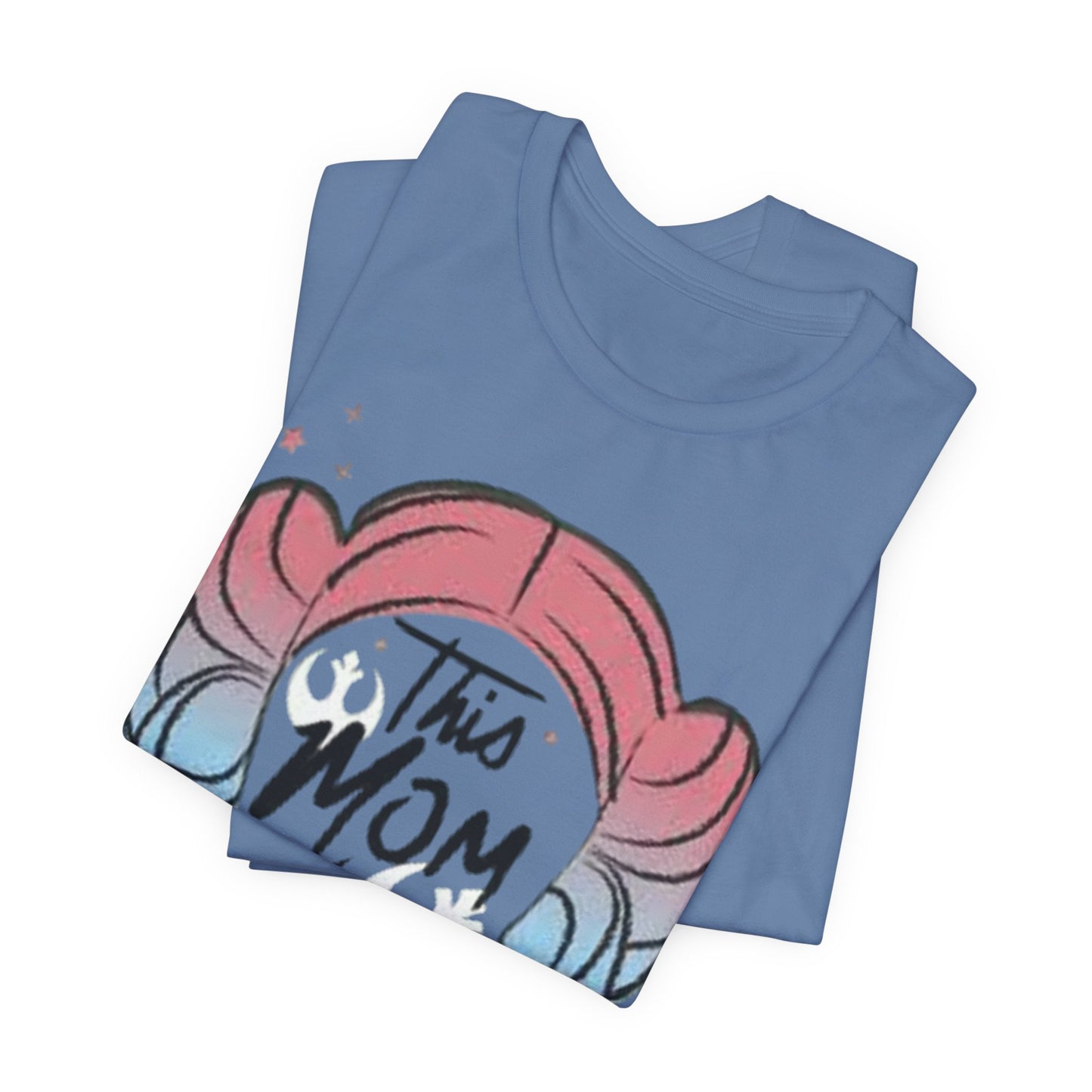 Rebel Mom Tee — "This Mom Is a Rebel" Graphic T-Shirt