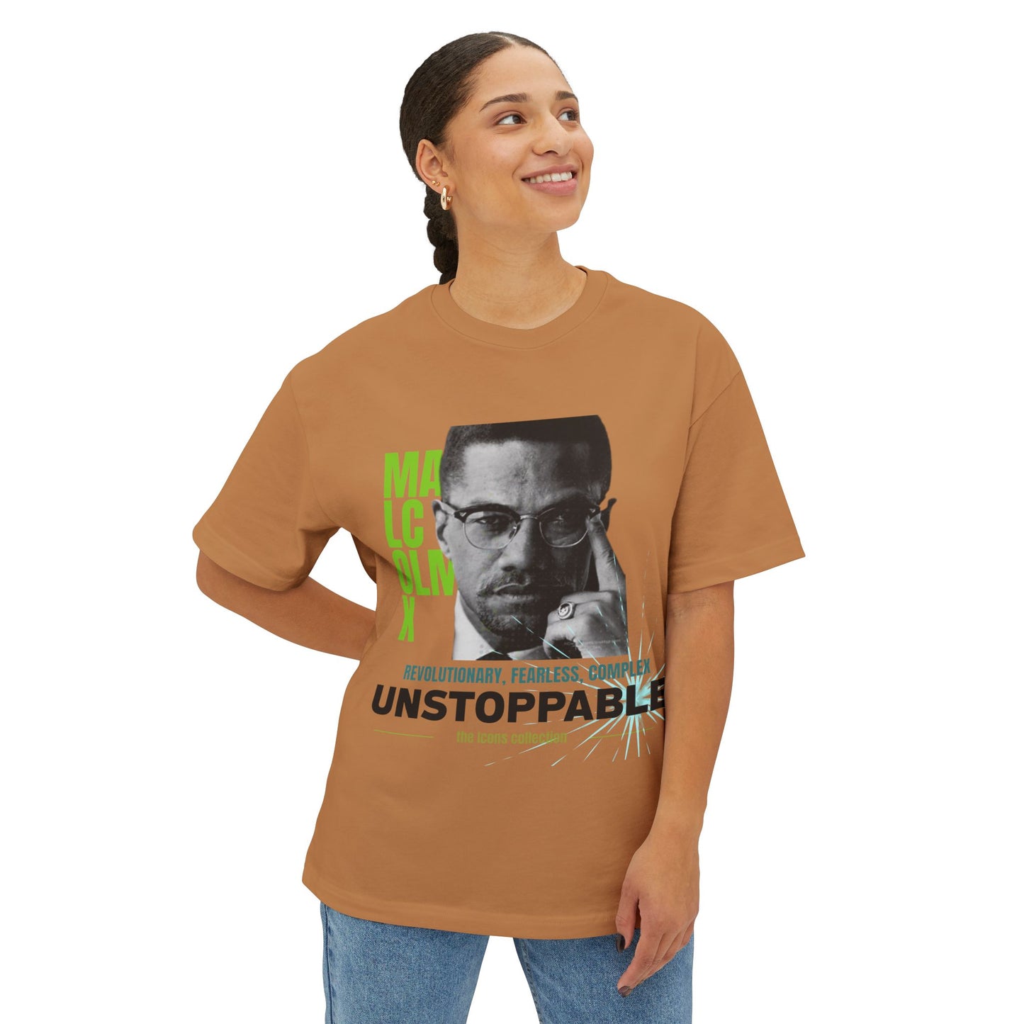 Malcolm X 'Unstoppable' Graphic Tee — Black History Month