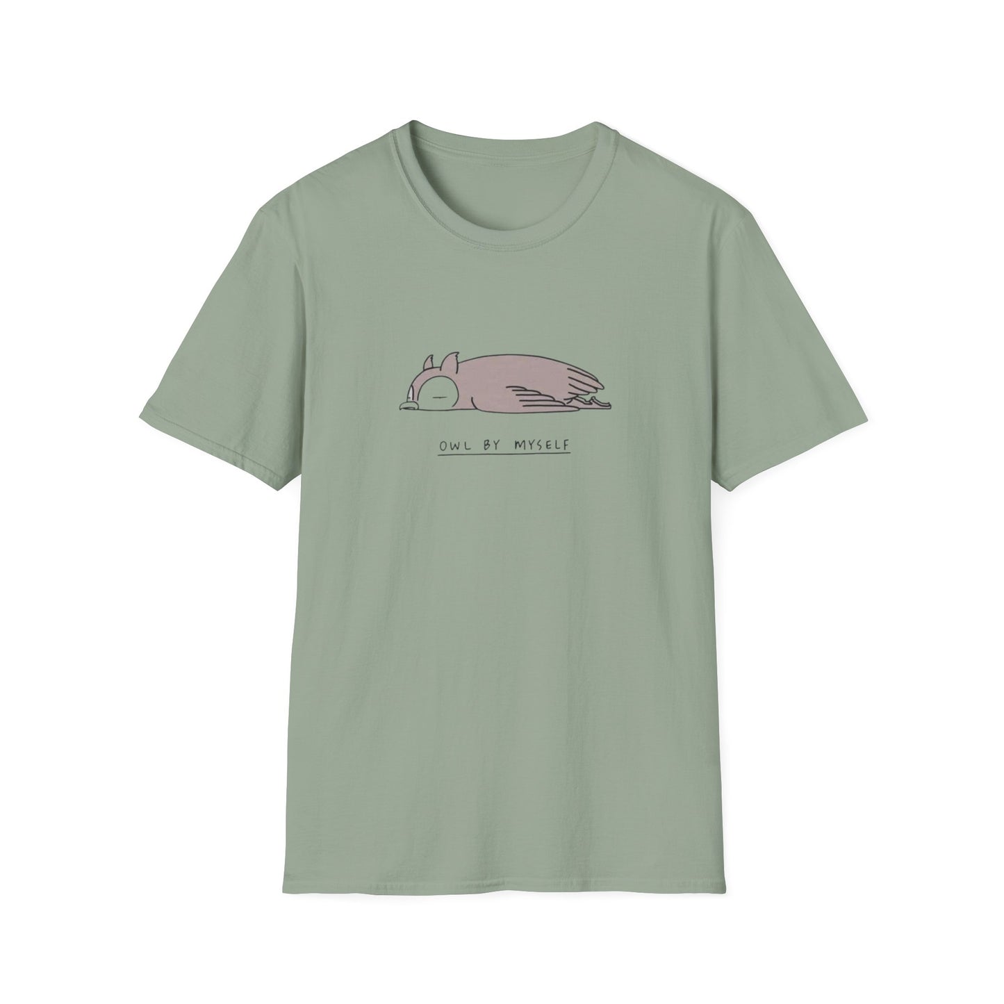 T-Shirt 'Owl by myself'