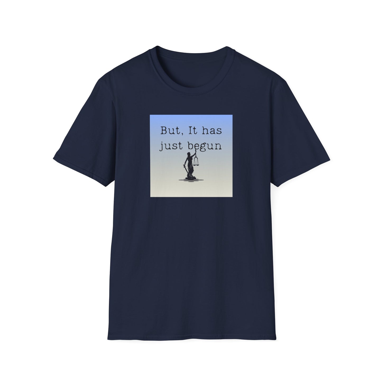 Political Response Unisex T-Shirt - Lady Liberty Blind Folded Shirt
