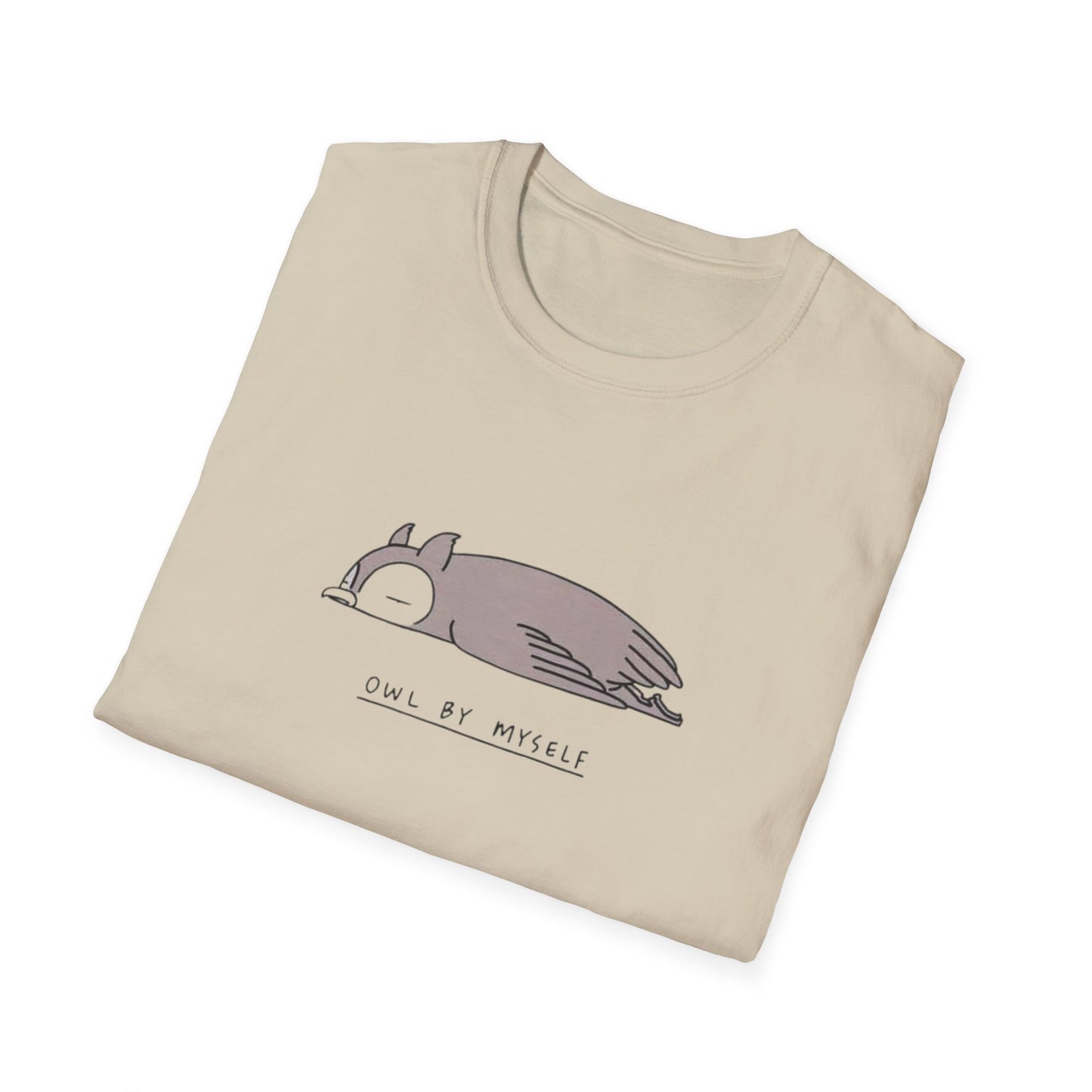 T-Shirt 'Owl by myself'