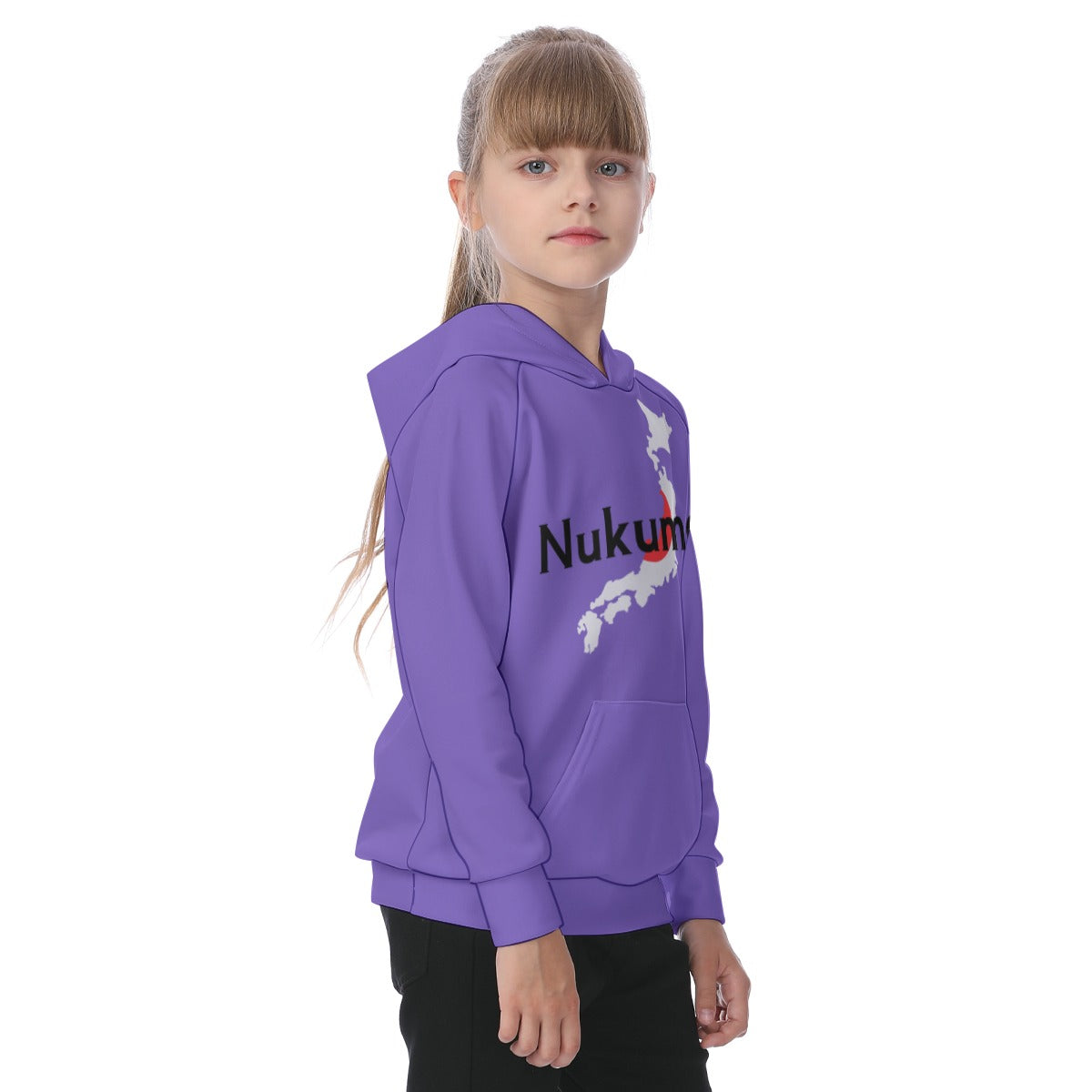 House Collection - Nukumori - Japan - All-Over Print Kid's Raglan Pullover Hoodie