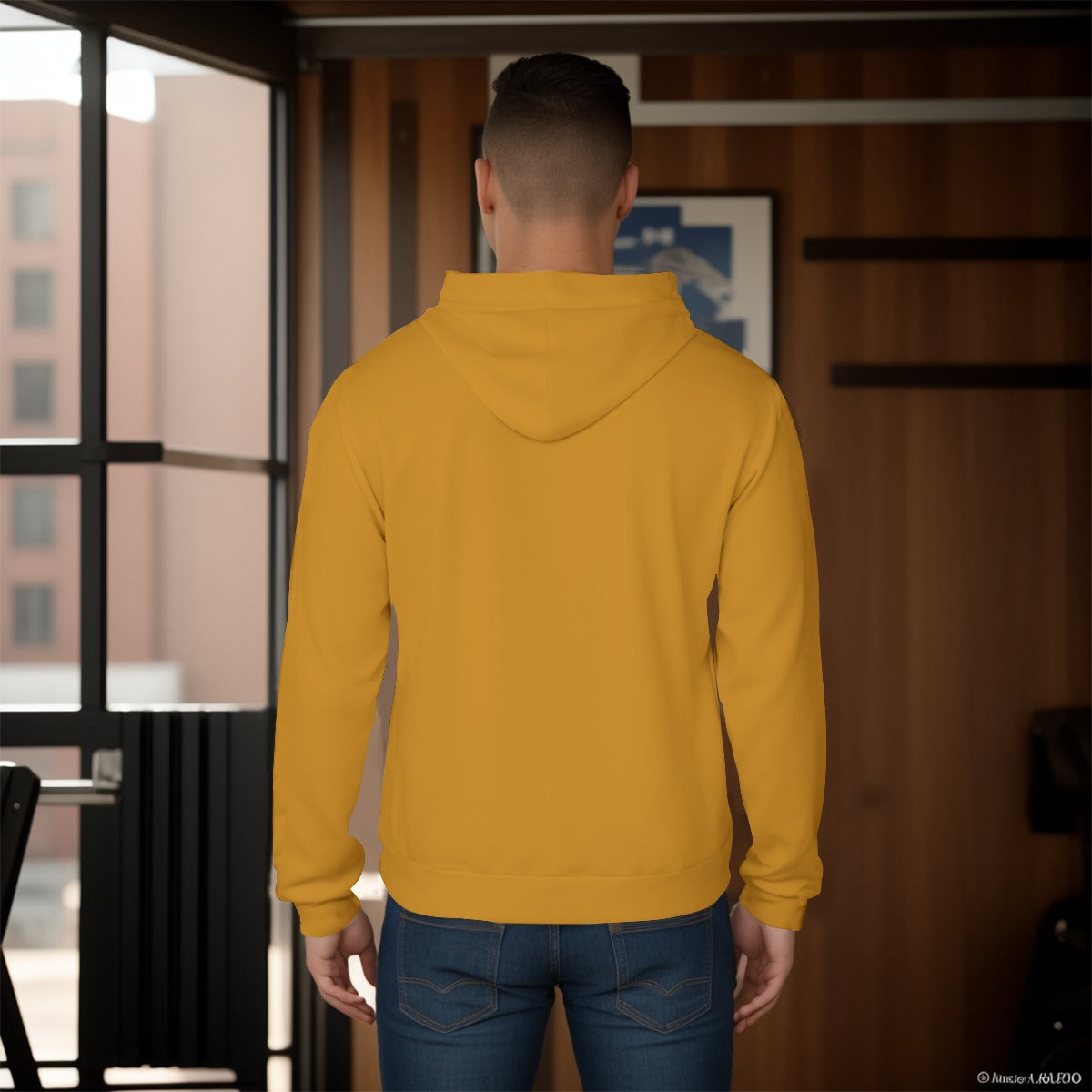 House Collection Onraka "O" All-Over Print Pullover Hoodie