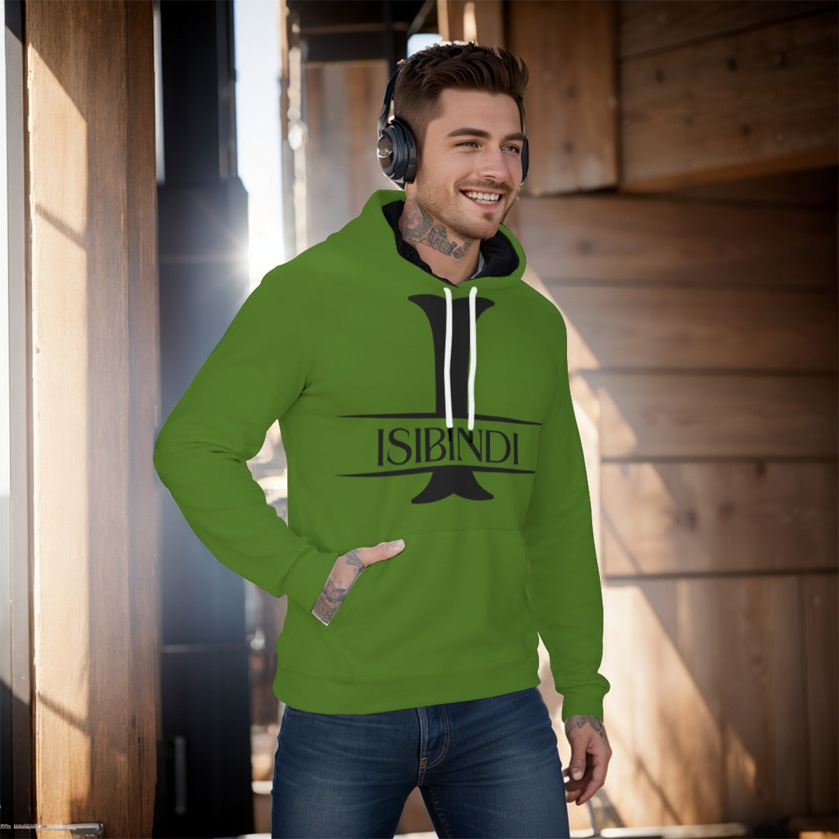 House Collection Isibindi All-Over Print Men's Pullover Hoodie