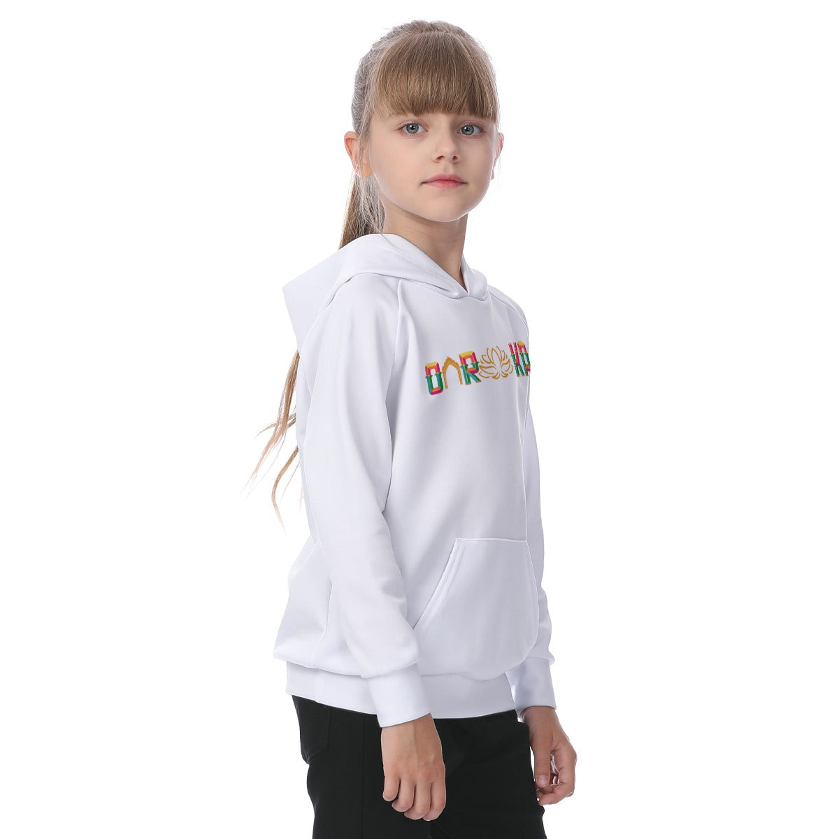 House Collection - Onraka -All-Over Print Kid's Raglan Pullover Hoodie