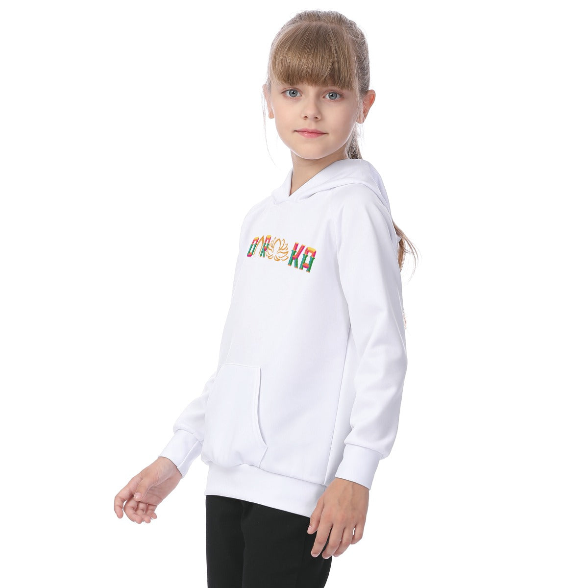 House Collection - Onraka -All-Over Print Kid's Raglan Pullover Hoodie