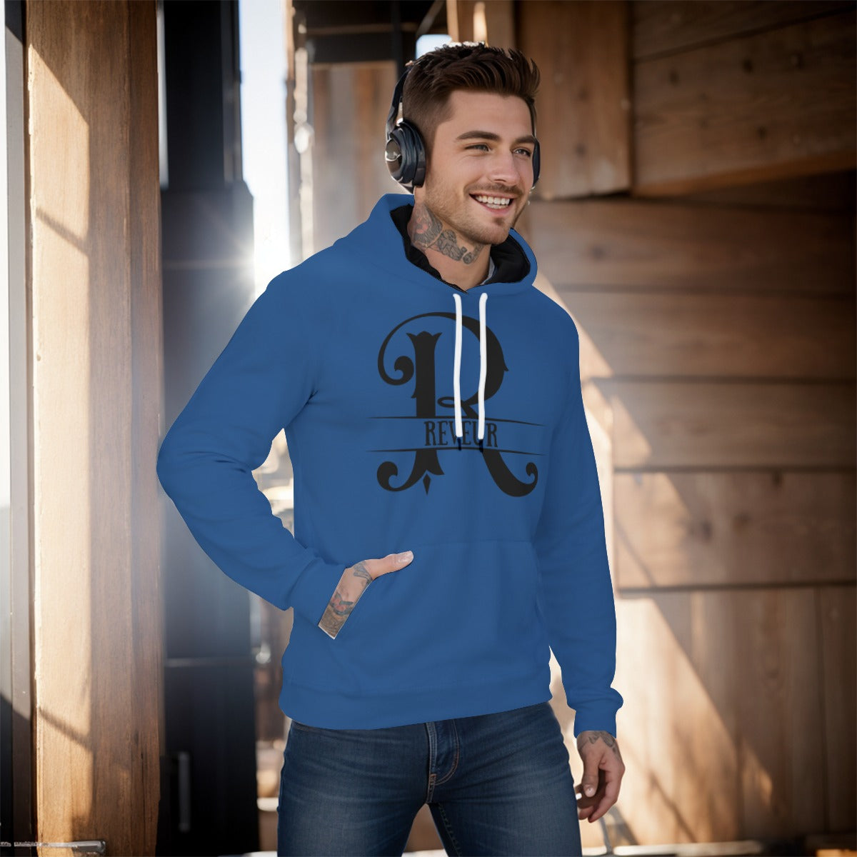 House Collection Reveur All-Over Print  Pullover Hoodie
