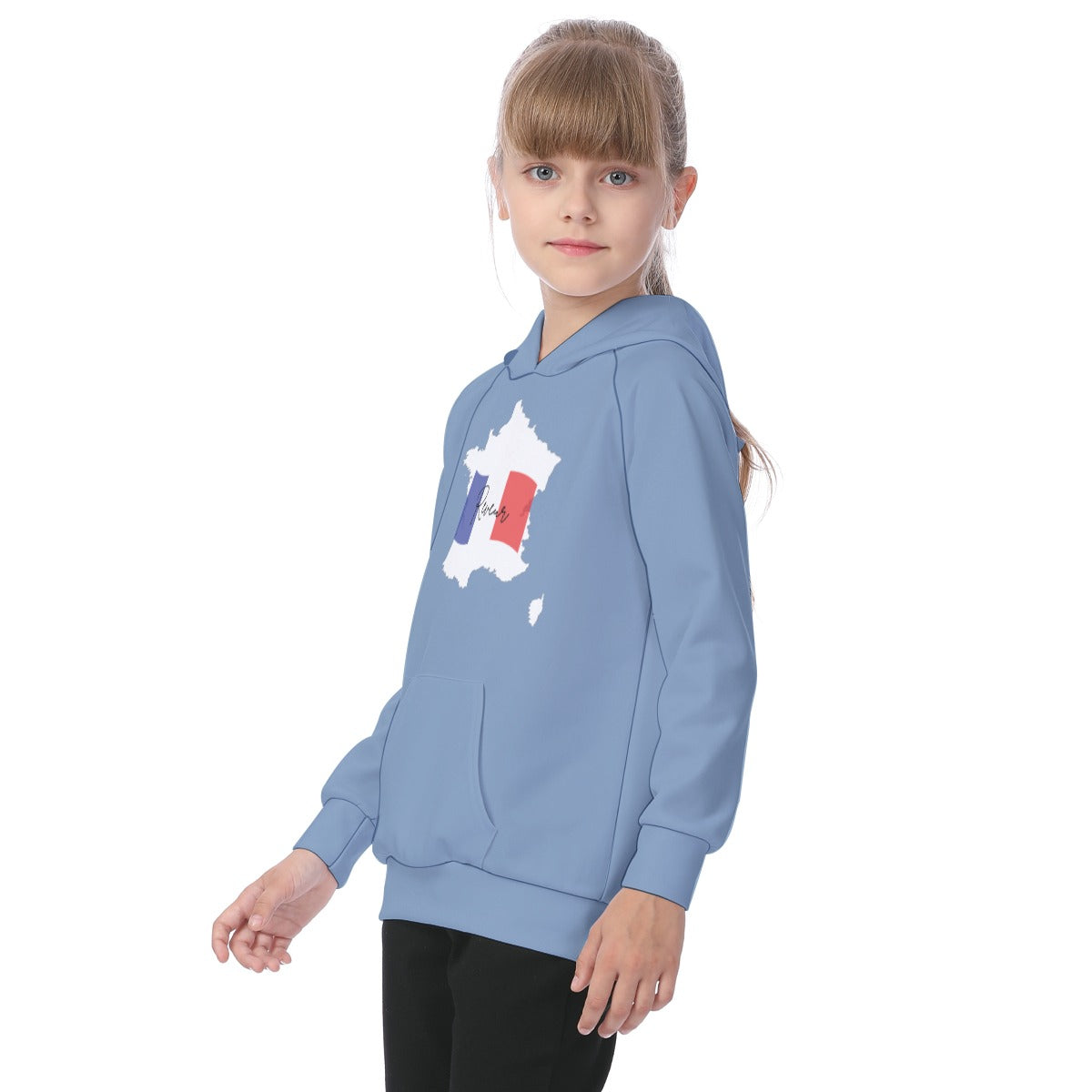 House Collection - Reveur - France -All-Over Print Kid's Raglan Pullover Hoodie
