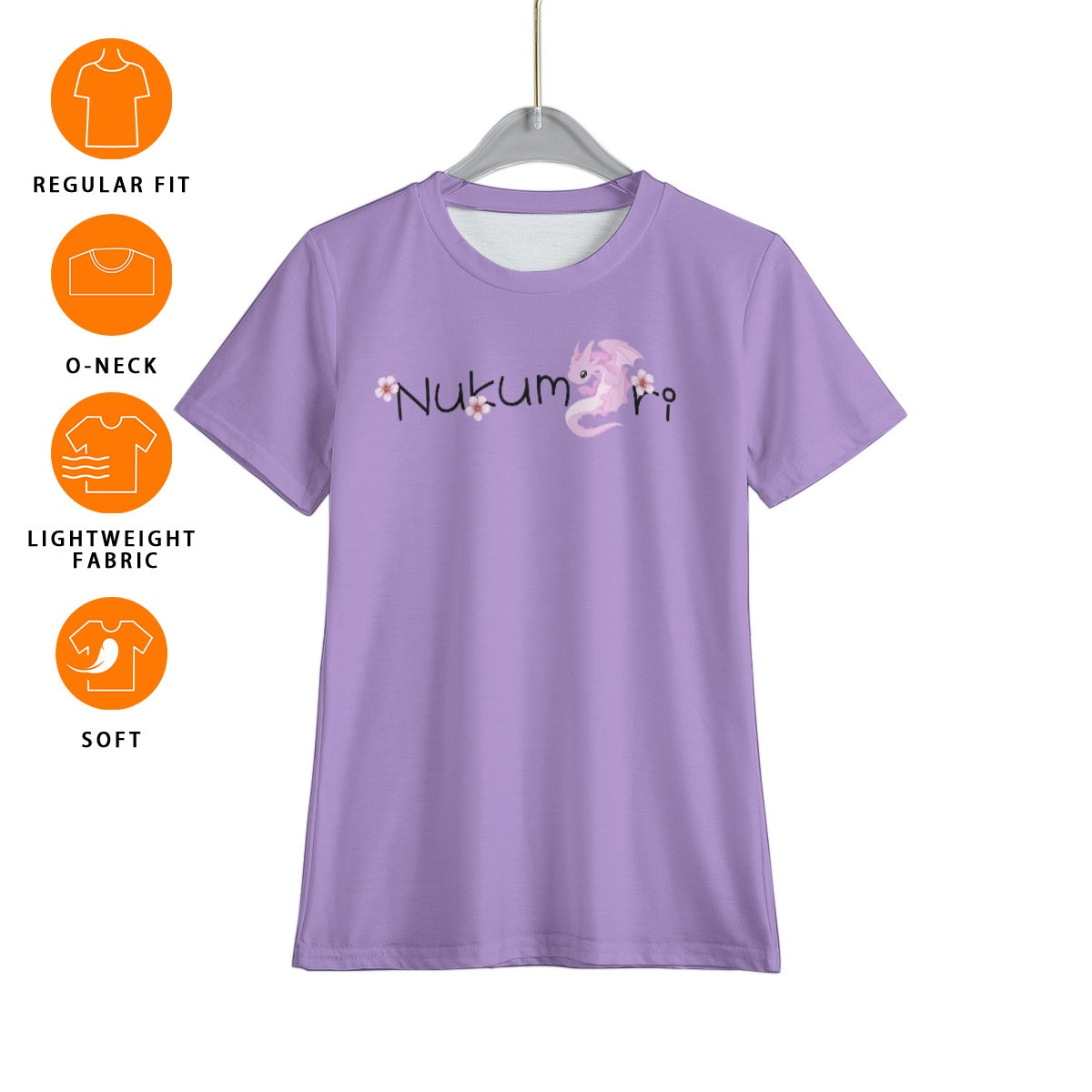 House Collection - Nukumori - Lavendar - All-Over Print Kid's T-Shirt -Purple
