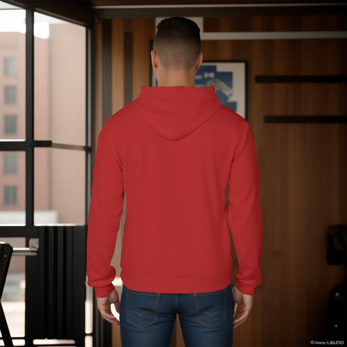 House Collection Amistad All-Over Print Men's Pullover Hoodie