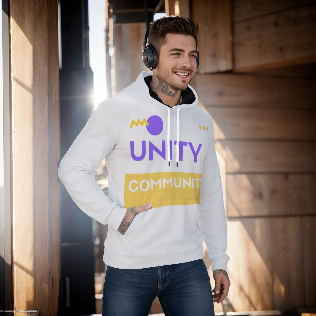 Unity Volleyball Men's Pullover Hoodie