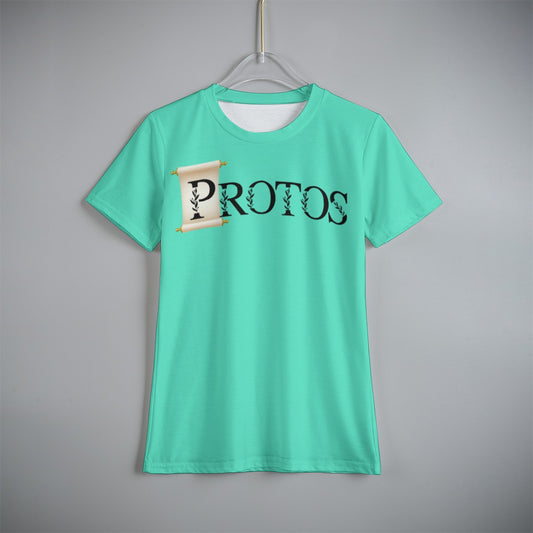 House Collection - Protos - All-Over Print Kid's T-Shirt Protos Scroll