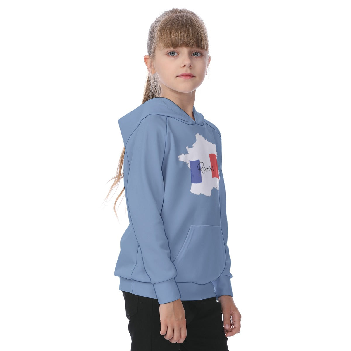 House Collection - Reveur - France -All-Over Print Kid's Raglan Pullover Hoodie