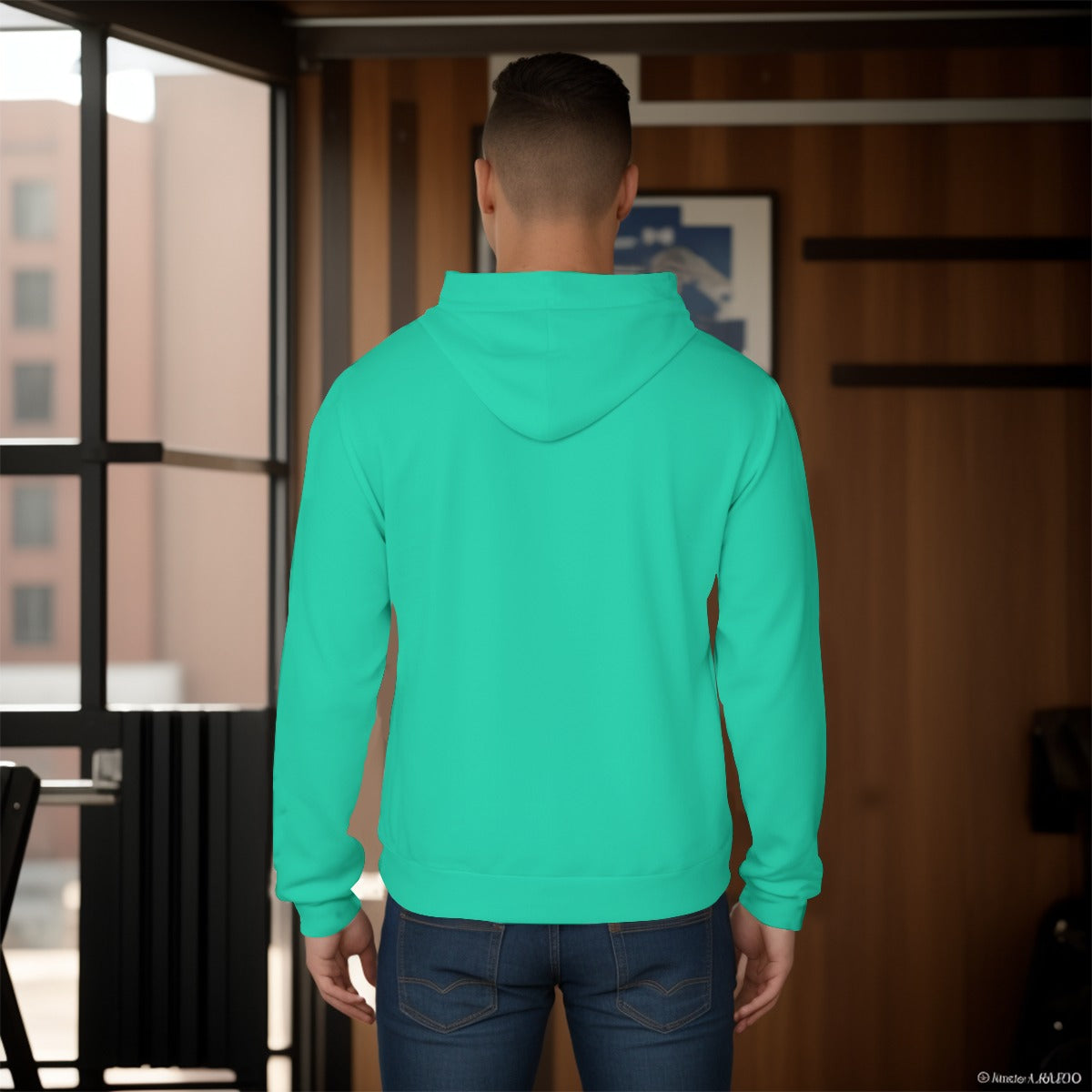 House Collection Protos All-Over Print Pullover Hoodie