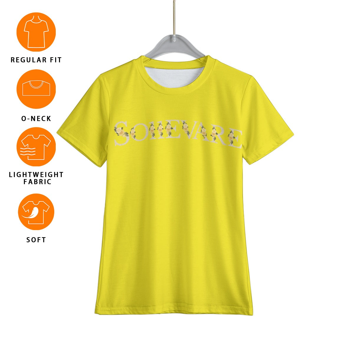 House Collection - Solevare All-Over Print Kid's T-Shirt - yellow