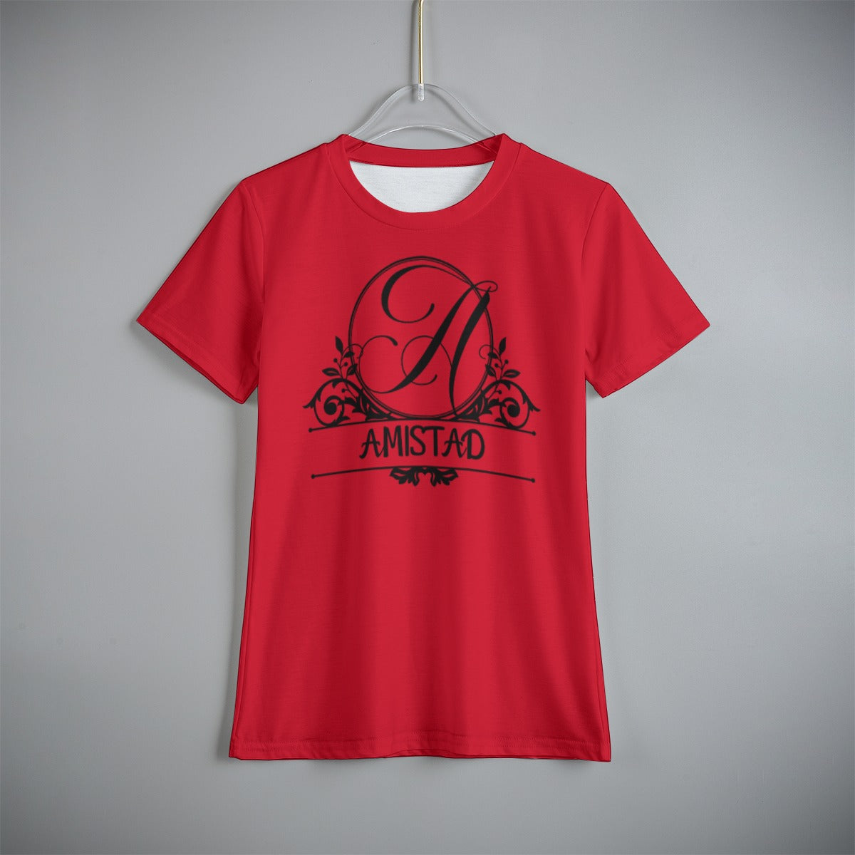 House Collection T-Shirt Amistad "A: All-Over Print Kid's T-Shirt Red