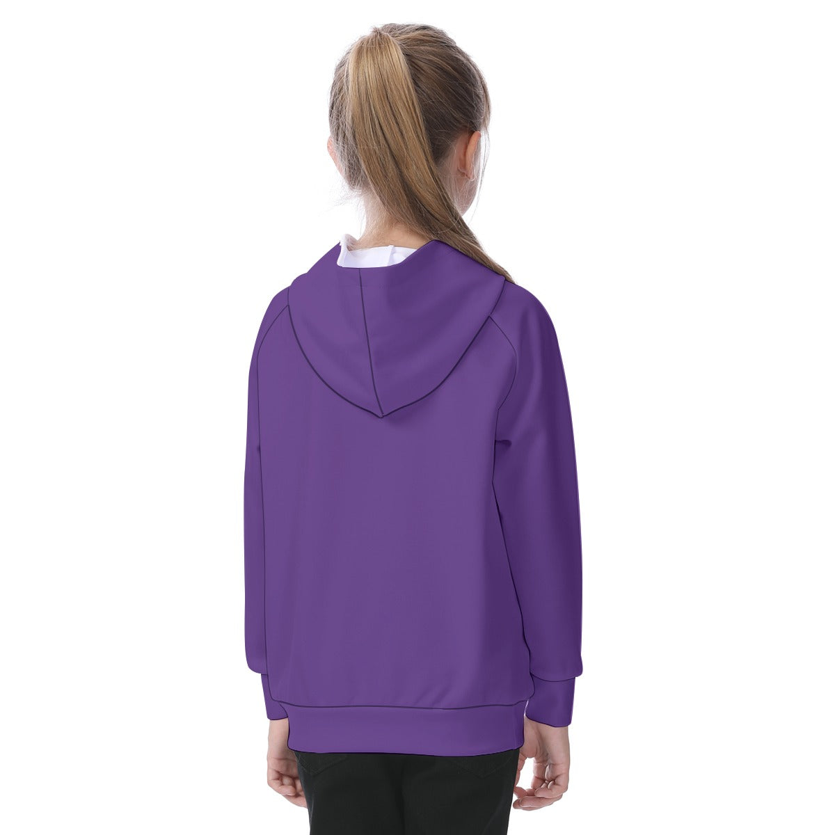 House Collection - Nukumori - Dragon - All-Over Print Kid's Raglan Pullover Hoodie