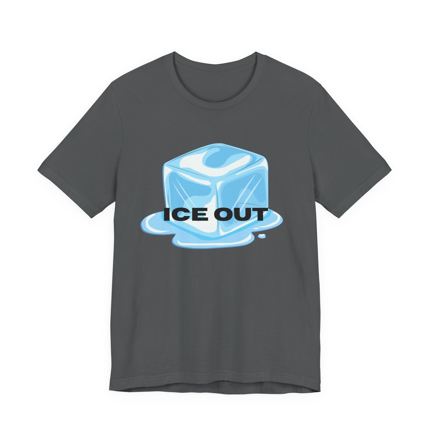Ice Out Tee — Graphic Ice Cube Shirt with "ICE OUT" Text