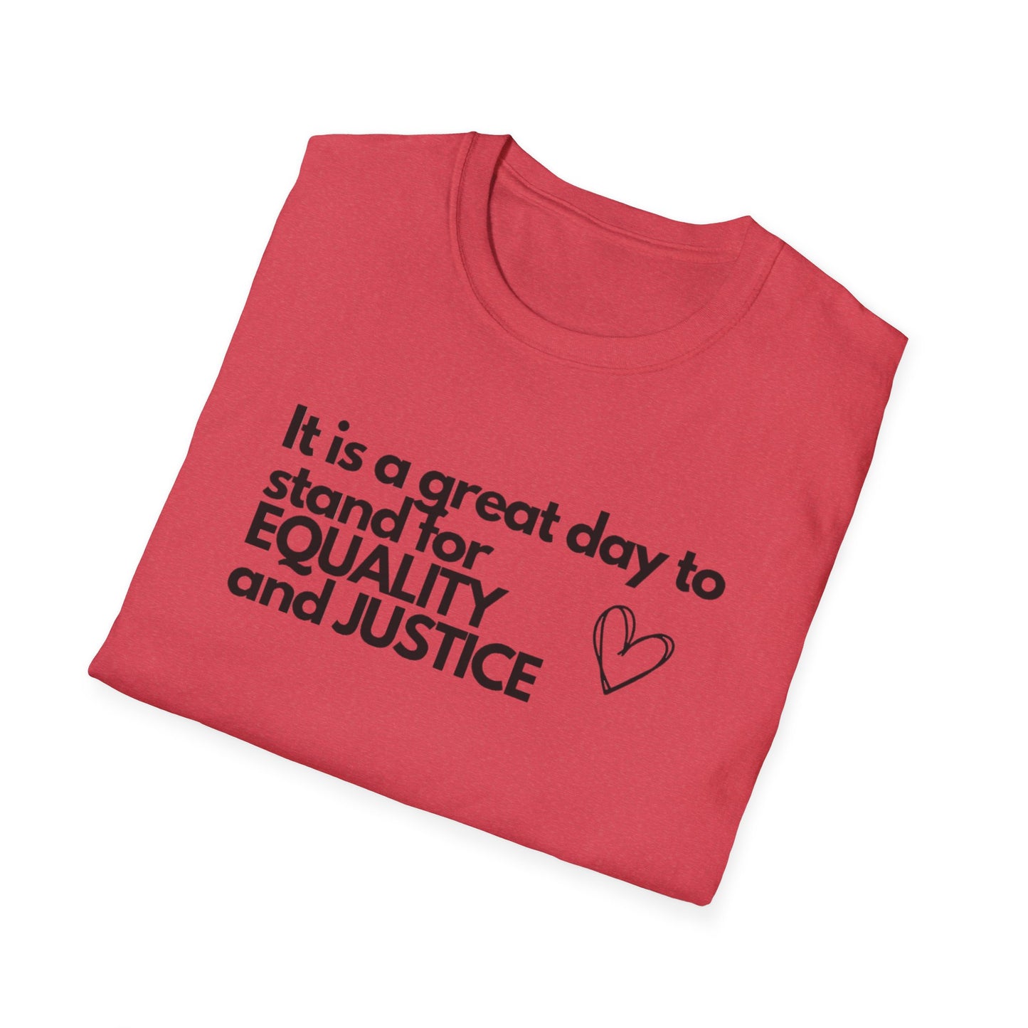 It's a great day to stand for equality and justice