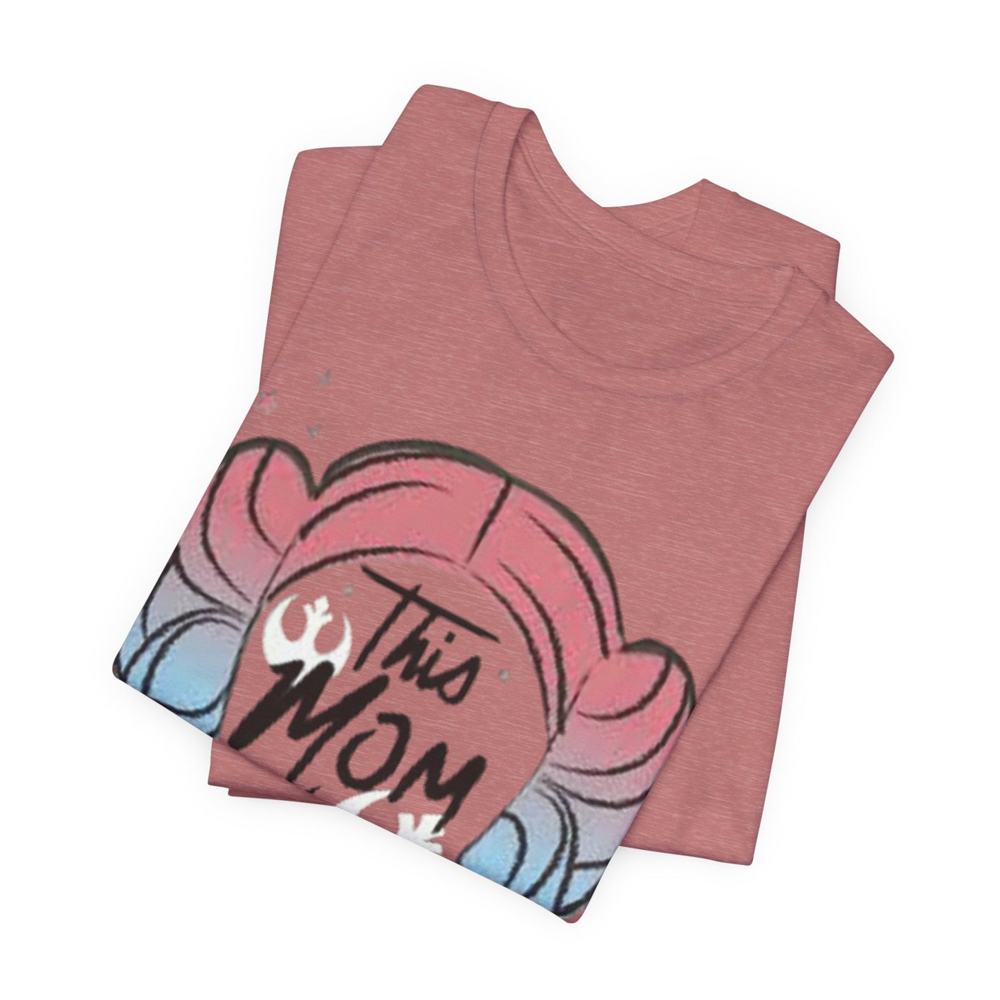 Rebel Mom Tee — "This Mom Is a Rebel" Graphic T-Shirt